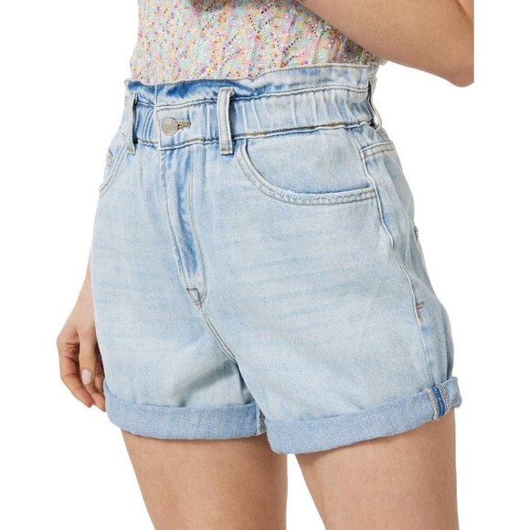 NWT ESQUALO Paperbag Mom Style Denim Jean Shorts - Picture 7 of 8